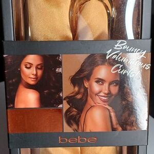 bebe Gold Satin Hair Wrap Accessory